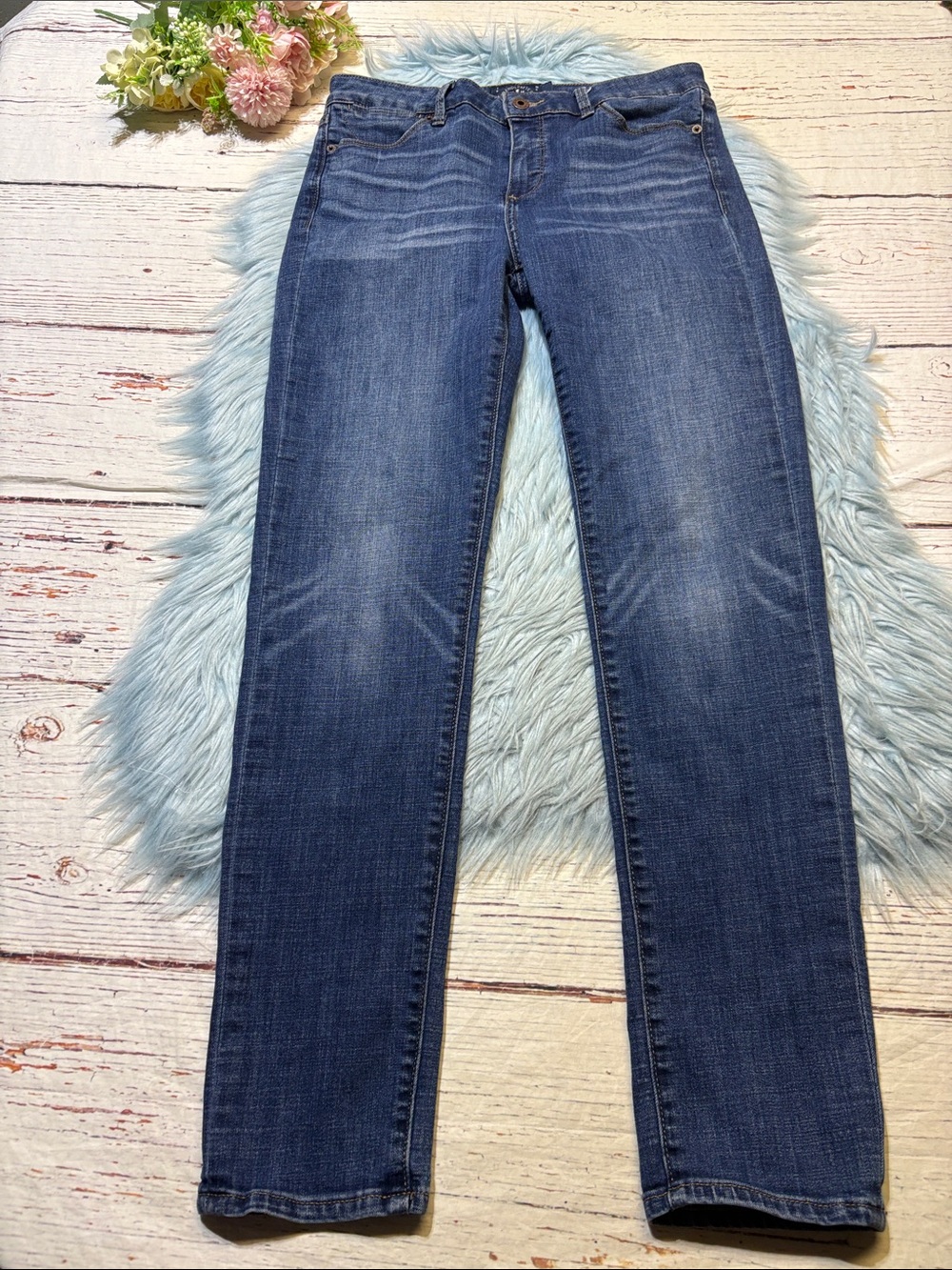 Lucky Brand Women's Medium Dark Blue Hayden Skinny Jeans sz 8